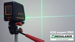 Зовсім непростий! Лазерний рівень з зеленими променями OMEGALASER G30 expert PRO до 30м